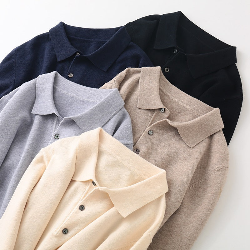 Polo Collar Pullover