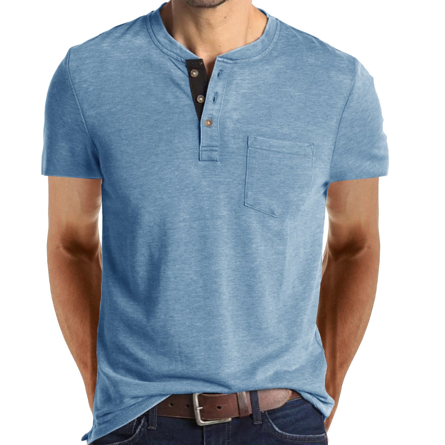 Henley Shirt Top