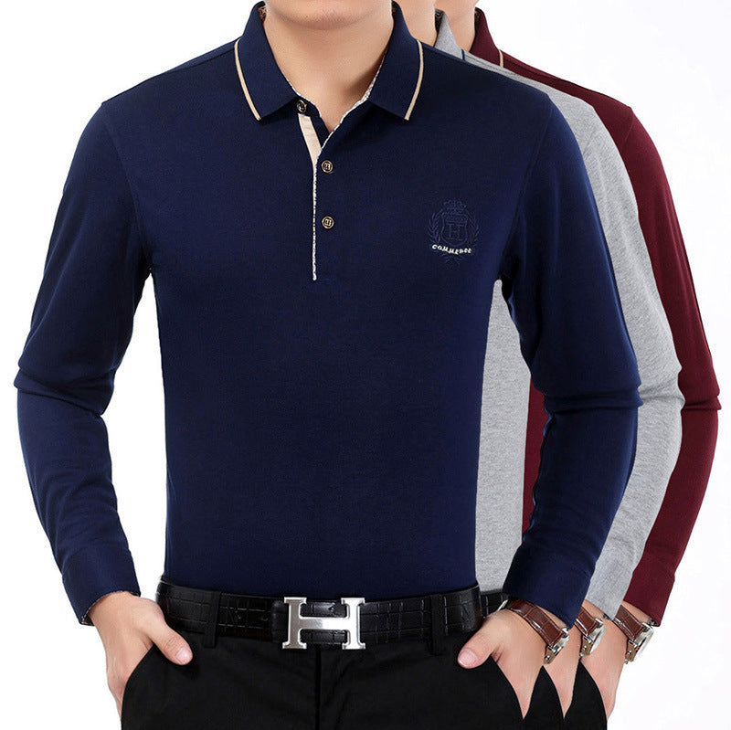 Men's solid color oversized cotton T-shirt