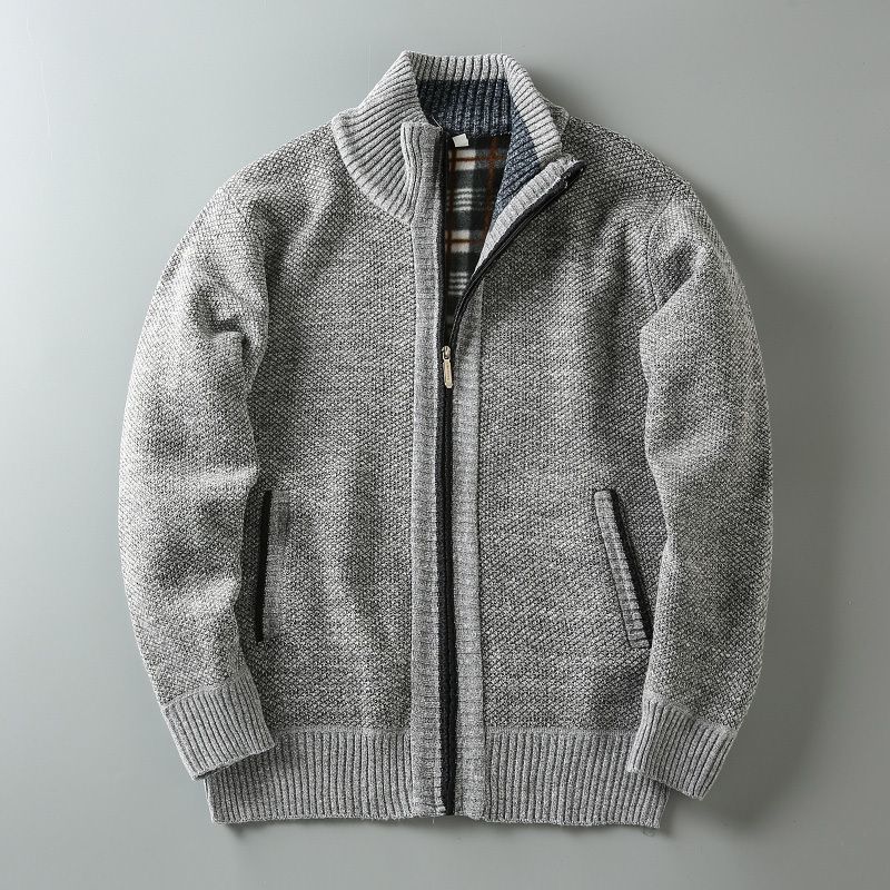 Lined Padded All-match Sweater Jacket Coat