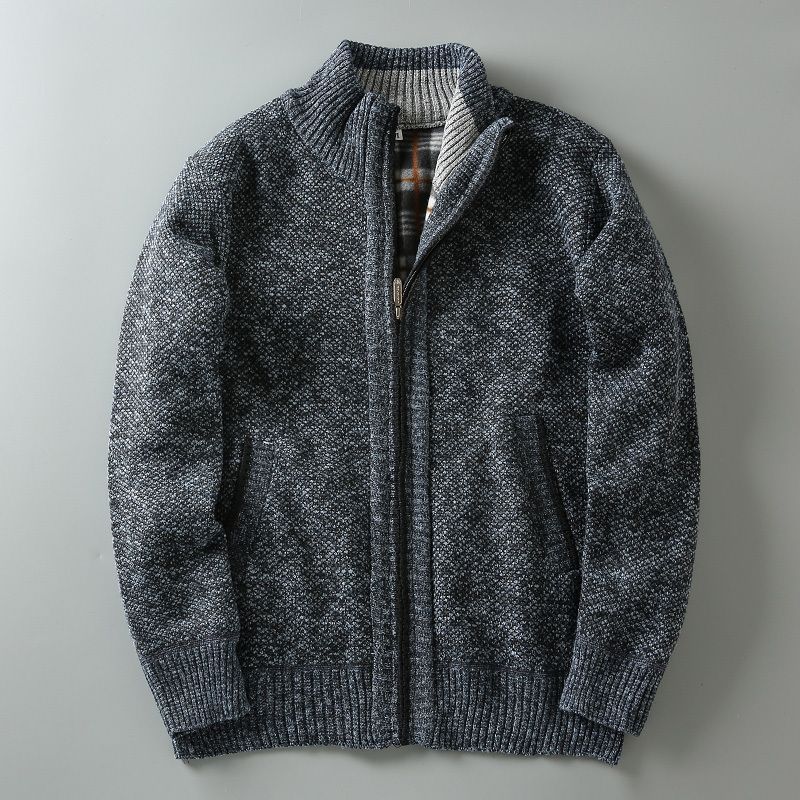Lined Padded All-match Sweater Jacket Coat