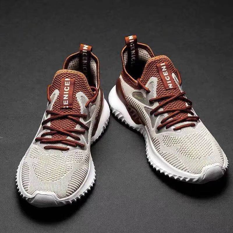 Breathable Mesh Shoes, Flying Woven Fashion