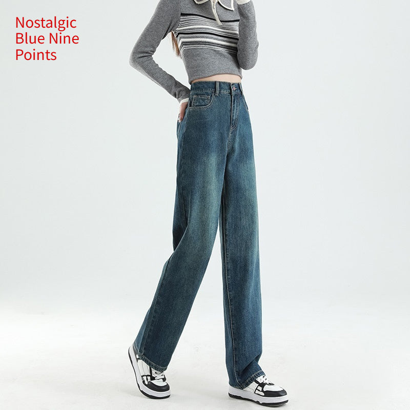 Thin High Waisted Plus Size Wide Leg Pants