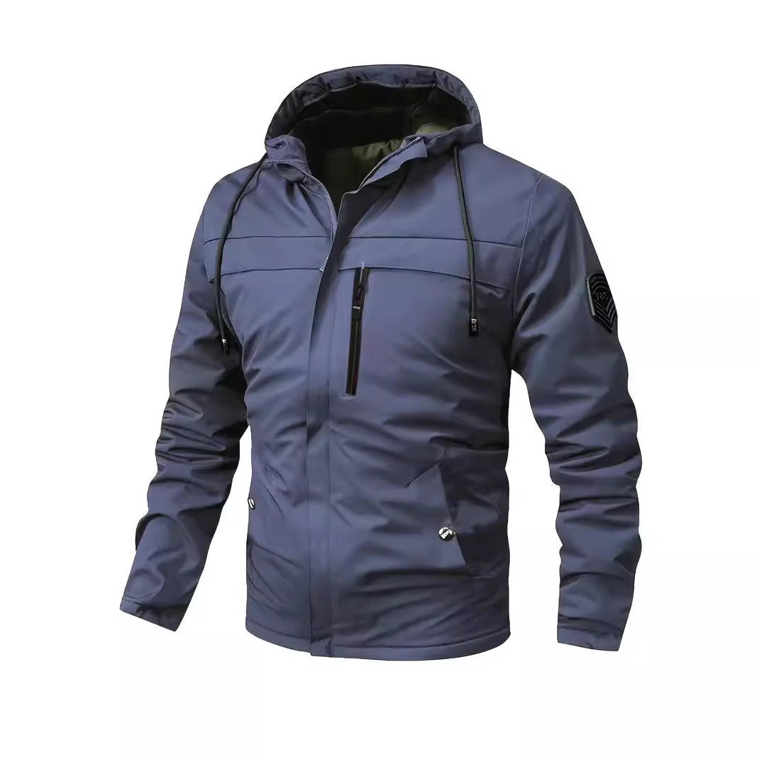 Fleece-lined Casual Men's Jacket