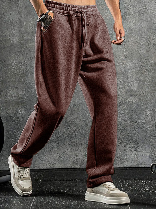 Men's European And American Solid Color Casual Pants