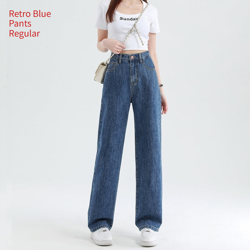 Thin High Waisted Plus Size Wide Leg Pants