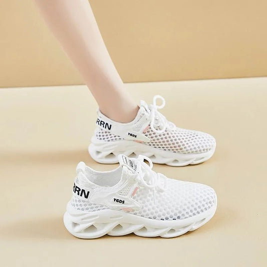 Fly-knit Sneakers Versatile Mesh Breathable