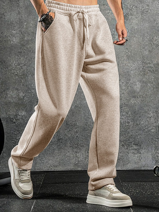 Men's European And American Solid Color Casual Pants
