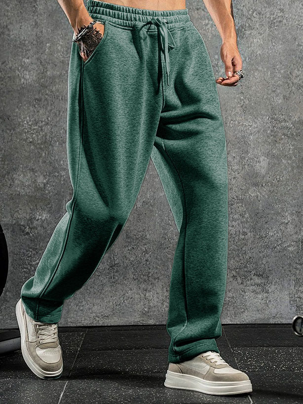 Men's European And American Solid Color Casual Pants