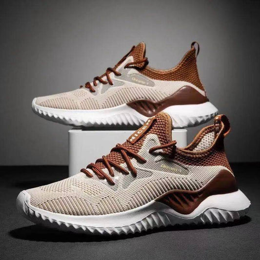 Breathable Mesh Shoes, Flying Woven Fashion