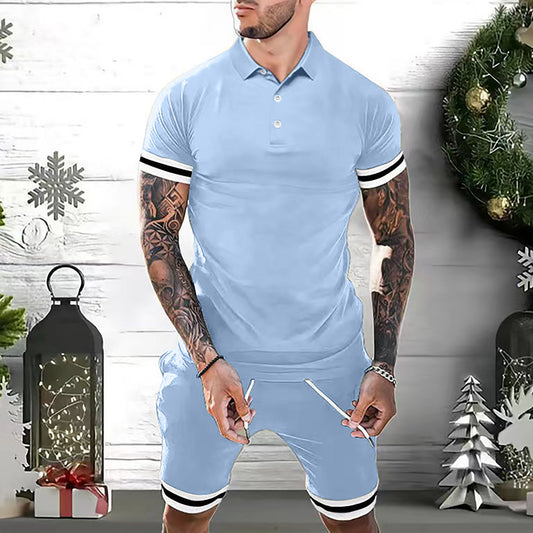 Polo Shirt Tracksuits Set