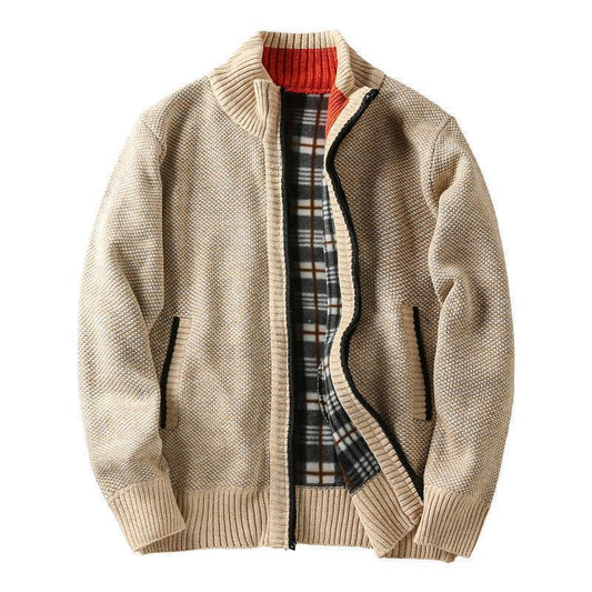 Lined Padded All-match Sweater Jacket Coat